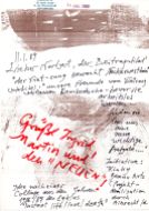 Brief an Norbert Prothmann vom 11.01.1989 "Der Vietcong bewacht Neckarwestheim"