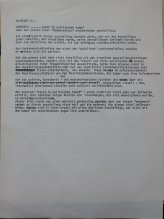 Entwurf eines Resumees zur Rezeption der Ausstellung "Kunst im Politischen Kampf" 1973